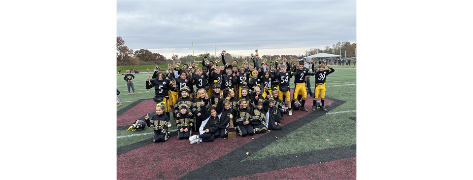 Steelers Freshman 2023 MYFCC Super Cheer and Super Bowl Champs